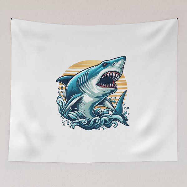 Item preview, Cute Daddy Shark Doo Doo Doo designed and sold by GalaxyGraffiti.
