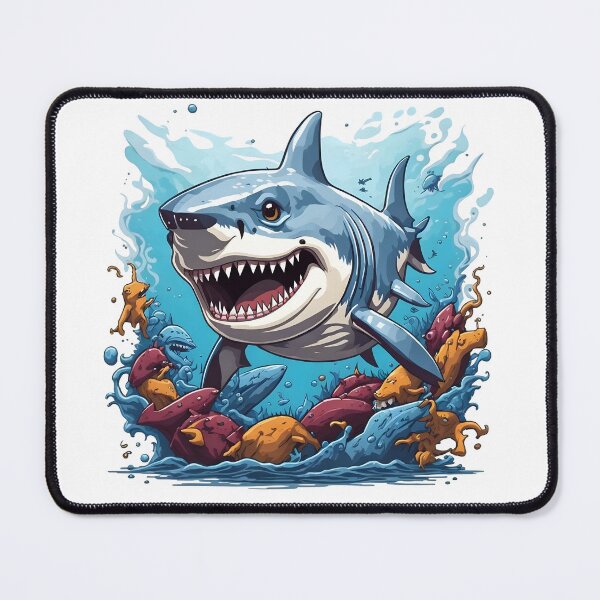 Item preview, Cute Daddy Shark Doo Doo Doo designed and sold by GalaxyGraffiti.