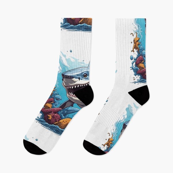 Item preview, Cute Daddy Shark Doo Doo Doo designed and sold by GalaxyGraffiti.
