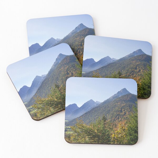 Item preview, Leutaschtal with mountains in autumn, Mittenwald designed and sold by Torsten  Krüger.