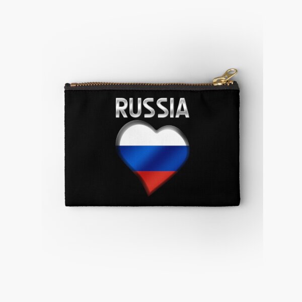 Item preview, Russia - Russian Flag Heart & Text - Metallic designed and sold by Graphix.