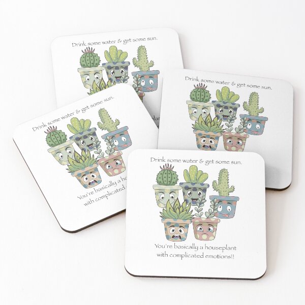 Item preview, Potted plants with emojis designed and sold by Artaholics Biz.
