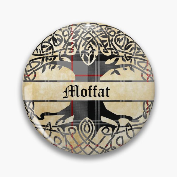 Item preview, Moffat Tree of Life Clan Scottish Surname tartan designed and sold by BagTown Clans.