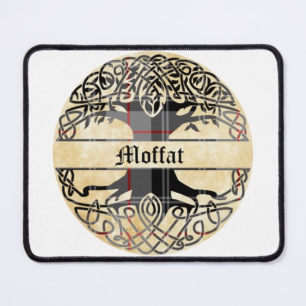 Item preview, Moffat Tree of Life Clan Scottish Surname tartan designed and sold by BagTown Clans.