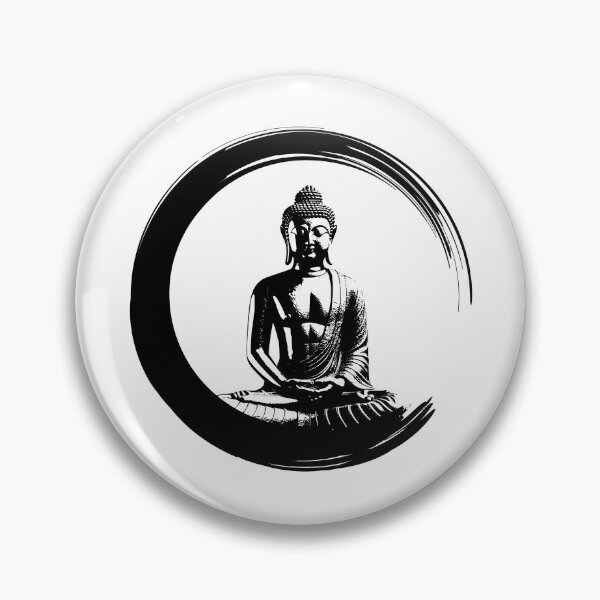 Item preview, Enso Circle Buddha Meditation designed and sold by FengShuiLounge.