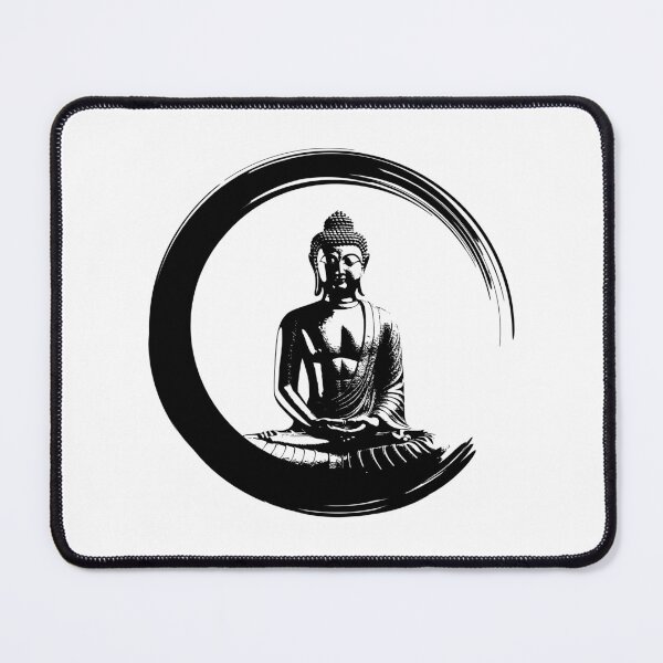 Item preview, Enso Circle Buddha Meditation designed and sold by FengShuiLounge.