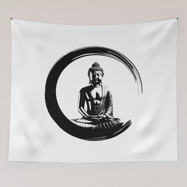 Item preview, Enso Circle Buddha Meditation designed and sold by FengShuiLounge.