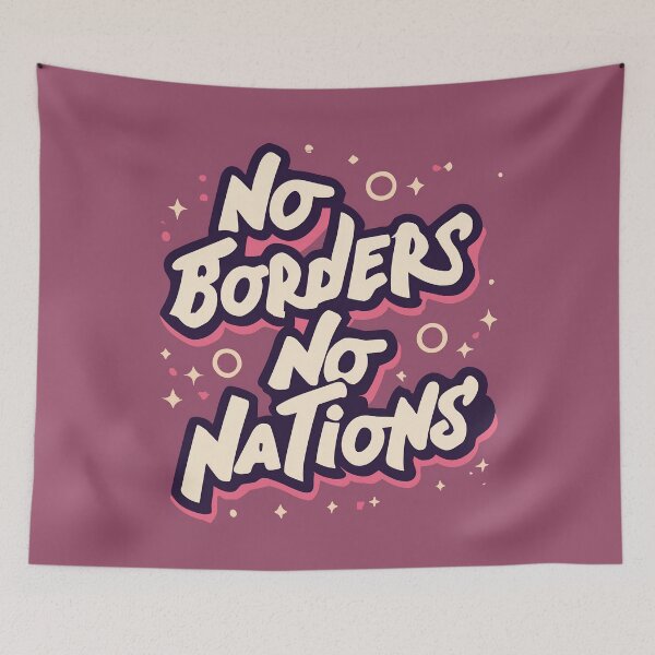 Item preview, No Borders No Nations designed and sold by ColorsoftNature.