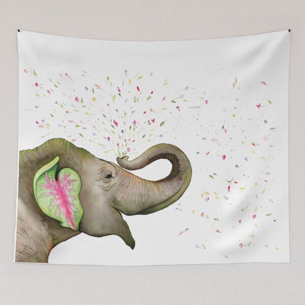 Item preview, Elephant Watercolor Design designed and sold by Juliafrmscratch.