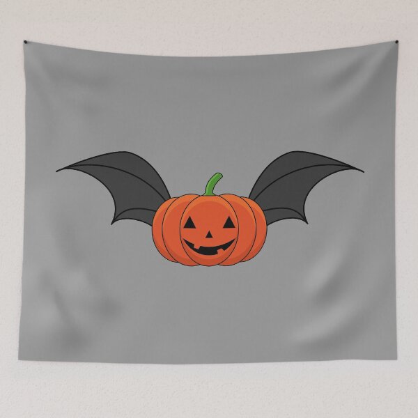 Item preview, Halloween Pumpkin Bat designed and sold by BirdAtWork.