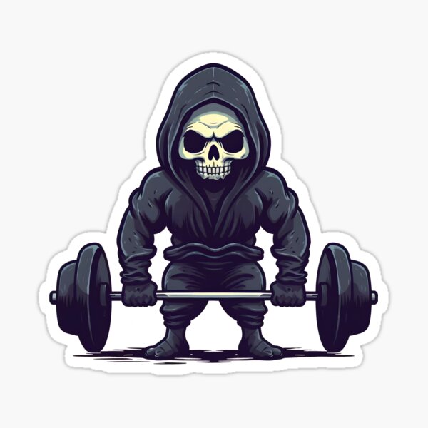 Gym Reaper, Fitness Grim Reaper Training Coffee Mug by Anziehend