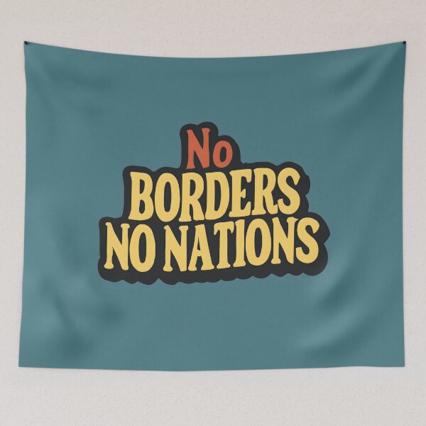 Item preview, No Borders No Nations No Masters designed and sold by ColorsoftNature.