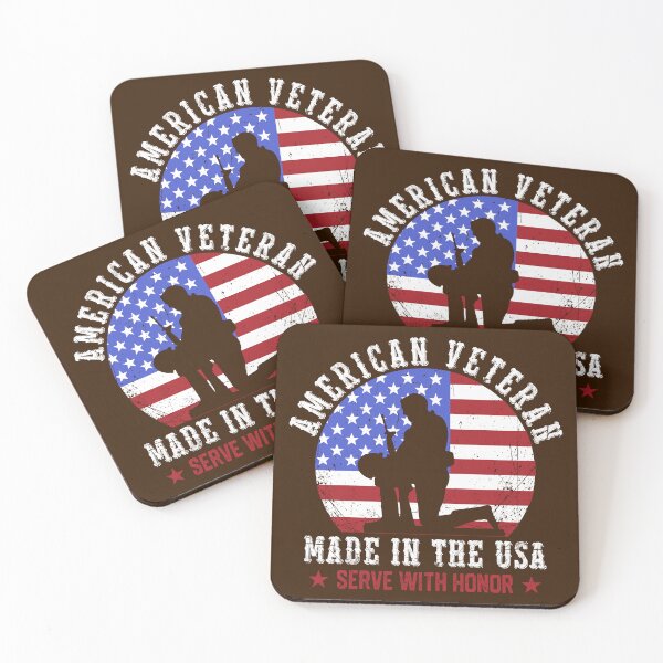 Item preview, American veteran made in the USA serve with honor designed and sold by smallcatvn.