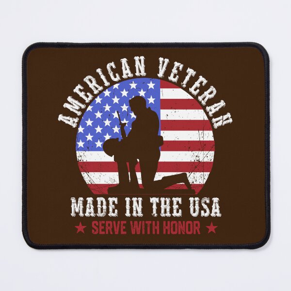 Item preview, American veteran made in the USA serve with honor designed and sold by smallcatvn.