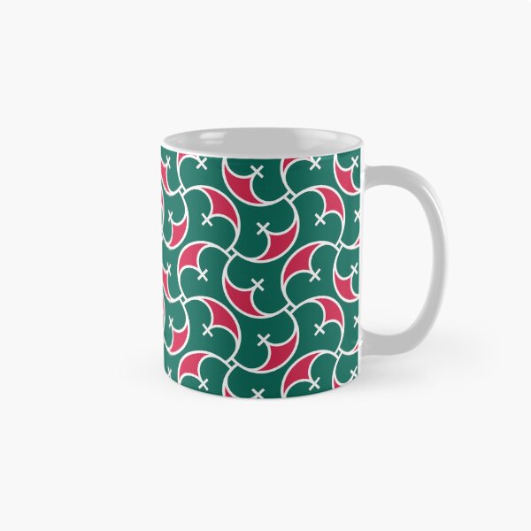 Item preview, Ancient Arts And Crafts Green And Red Roman Decorative Mosaic Tiles Seamless Pattern designed and sold by House of Sadu by Craitza.