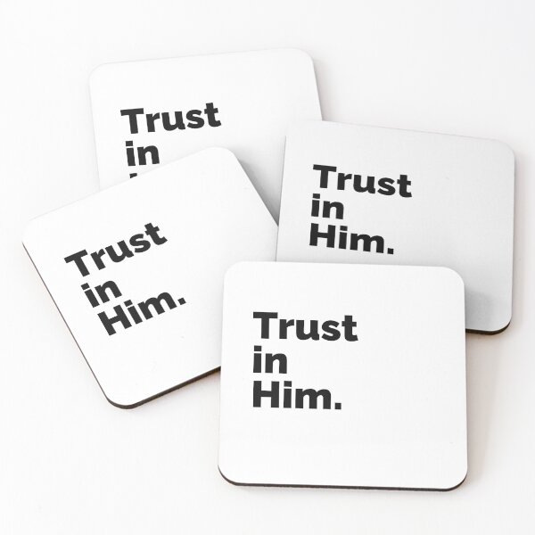 Item preview, Trust in Him Minimalist Black designed and sold by mattlee20.