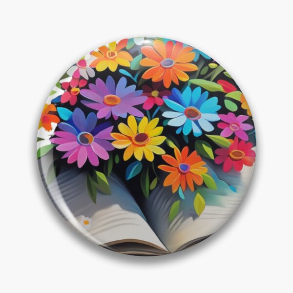 Item preview, Open Book With Flowers designed and sold by ishitastore08.