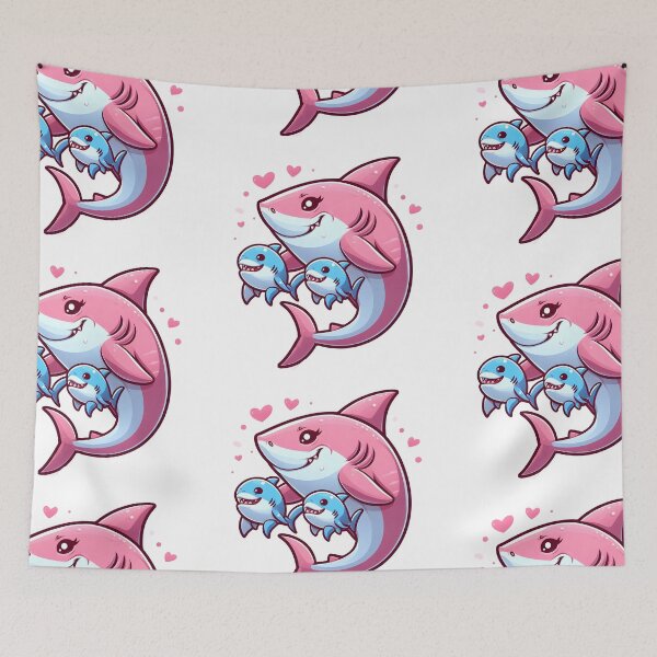 Item preview, Mama Shark Doo Doo Doo designed and sold by GalaxyGraffiti.