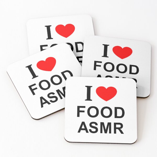Item preview, I ❤️ FOOD ASMR I LOVE FOOD ASMR I HEART FOOD ASMR designed and sold by usernamenaijan.