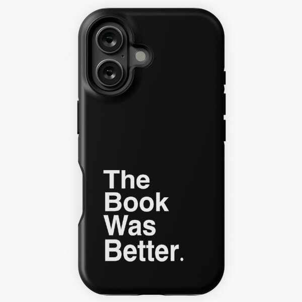 Aperçu de l'œuvre Le livre était meilleur v 3 (noir) créée et vendue par nerdytalks.