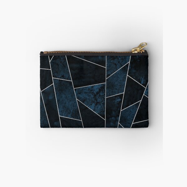 Item preview, Deep Navy Blue Tiles Mosaic Pattern designed and sold by AmbienceArt.