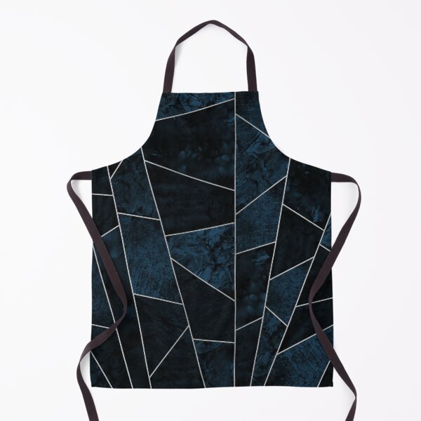Item preview, Deep Navy Blue Tiles Mosaic Pattern designed and sold by AmbienceArt.