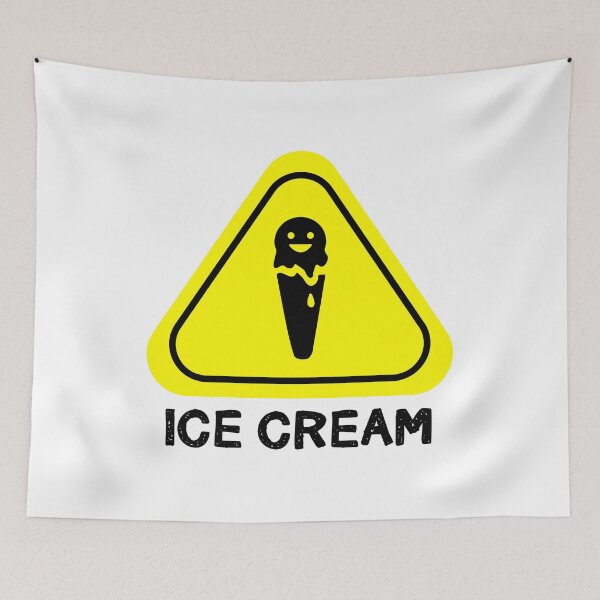 Item preview, Ice Cream Sign funny - yellow designed and sold by Rzera-.