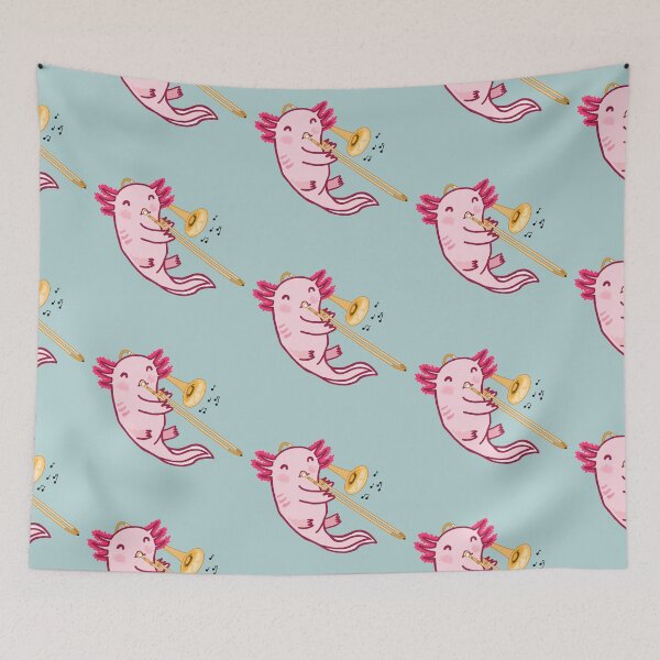 Item preview, Trombone Axolotl  designed and sold by SquishyFishies .