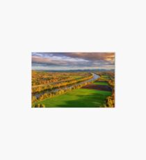 The Connecticut River in Massachusetts. Art Board