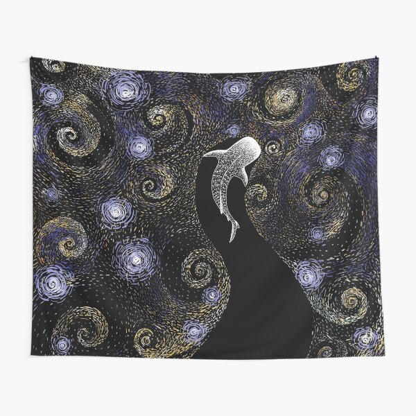 Item preview, Star eater in Van Gogh style - COLORED designed and sold by AlirizaCAKIR.
