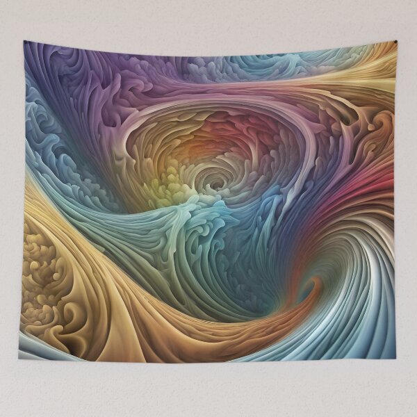 Item preview, Colors Vortex Abstract Curves Pattern. designed and sold by ARichArts.