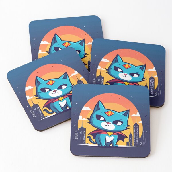 Item preview, superhero cat designed and sold by Adam Mak.