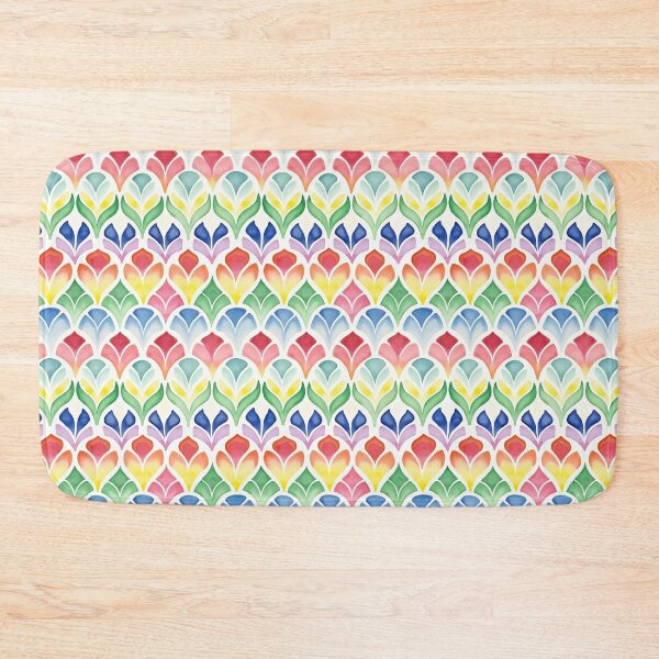 Item preview, Colorful leaf seamless pattern 03 designed and sold by Phumtanis66.