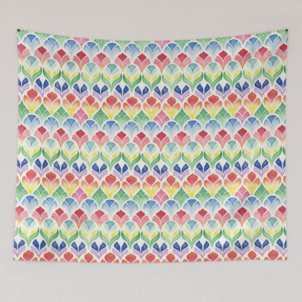 Item preview, Colorful leaf seamless pattern 03 designed and sold by Phumtanis66.