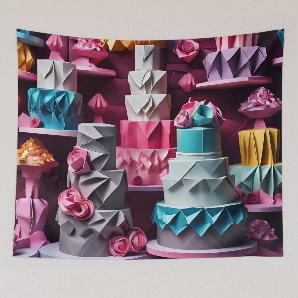 Item preview, Origami Cakes Pattern. designed and sold by ARichArts.