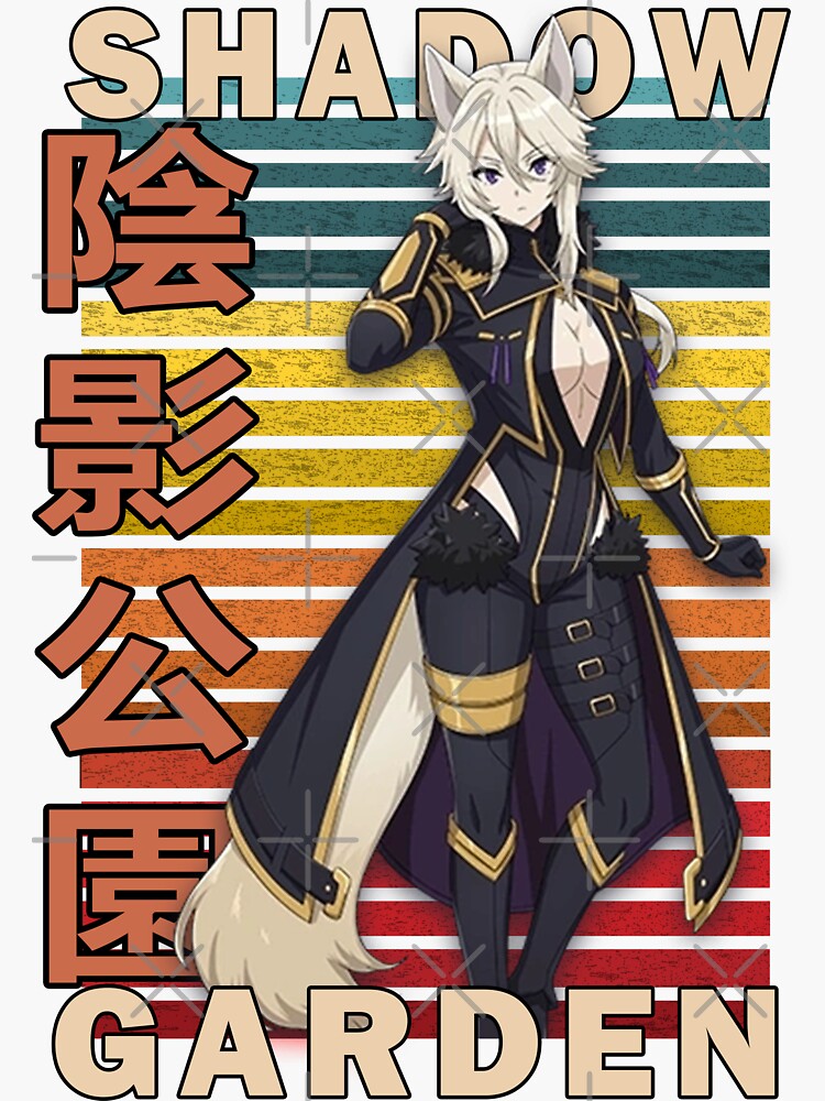 shadow , kage no jitsuryokusha ni naritakute , the eminence in shadow ,  anime arth Sticker for Sale by AnimeArth