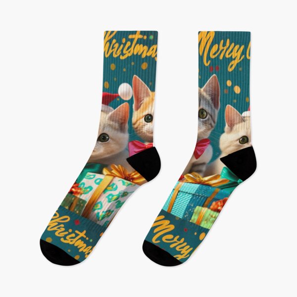 Item preview, Cute cats Merry Christmas 1 designed and sold by rayo-art.