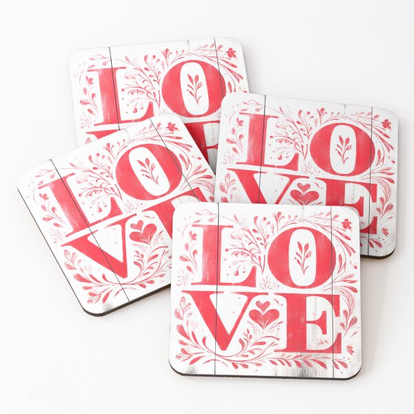 Item preview, LOVE text, beach house sign sticker designed and sold by carlarmes.