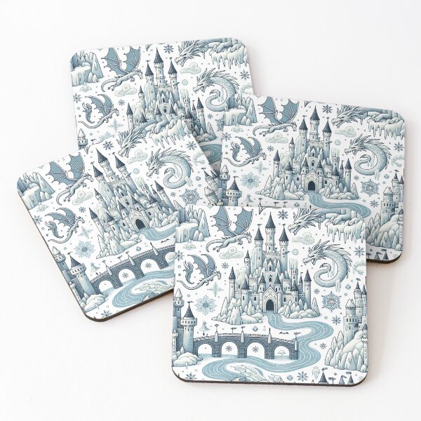 Item preview, Winter Pattern Design - Snowflakes, Mittens, and Cozy Vibes designed and sold by The-Library.