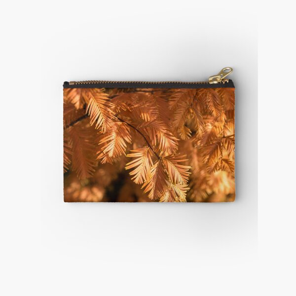Item preview, Autumnal Tamarack Branches in Warm Orange designed and sold by Georgia Mizuleva.
