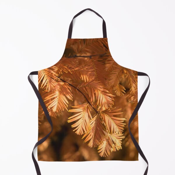 Item preview, Autumnal Tamarack Branches in Warm Orange designed and sold by Georgia Mizuleva.