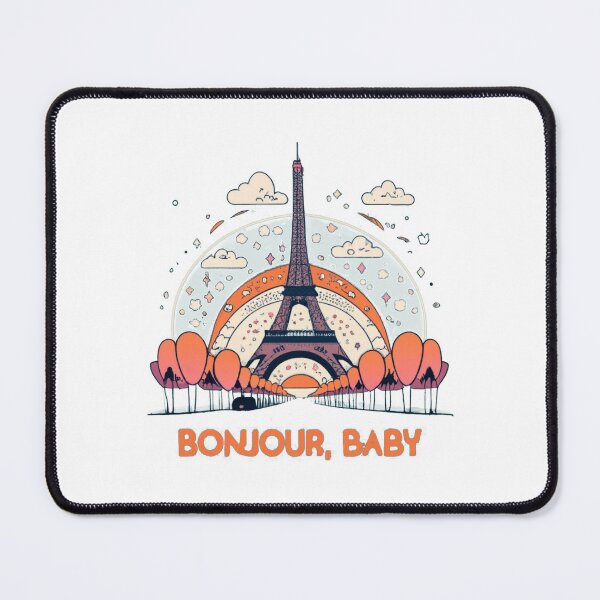 Item preview, bonjour baby designed and sold by PintSizedPixel.