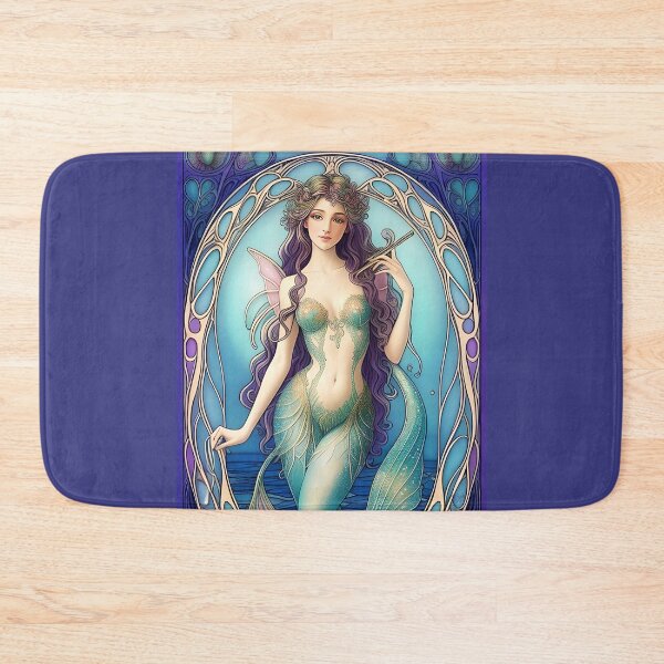 Item preview, Art Nouveau Mermaid designed and sold by DesignsBuyGem.