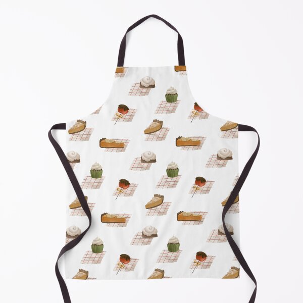 Item preview, Thanksgiving autumn pattern with cake, pie, cupcake, pumpkin pie designed and sold by the-myro.