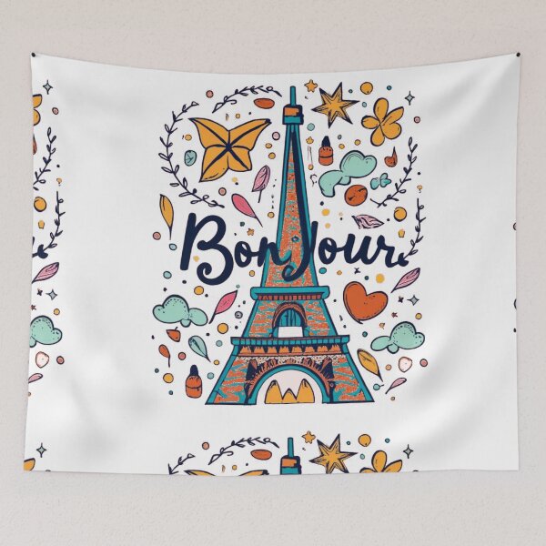 Item preview, bonjour designed and sold by PintSizedPixel.