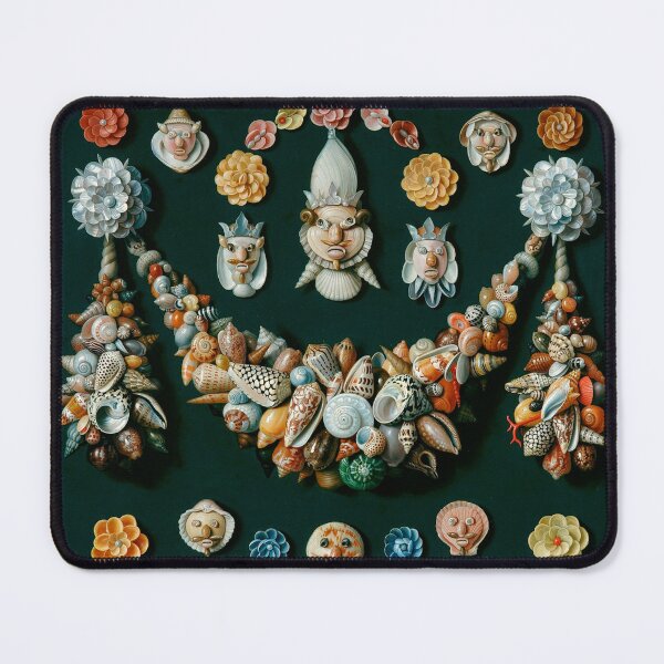 Artikelvorschau, Girlanden, Masken und Rosetten aus Muscheln (17. Jahrhundert) – Jan van Kessel der Ältere entworfen und verkauft von SALON DES ARTS.