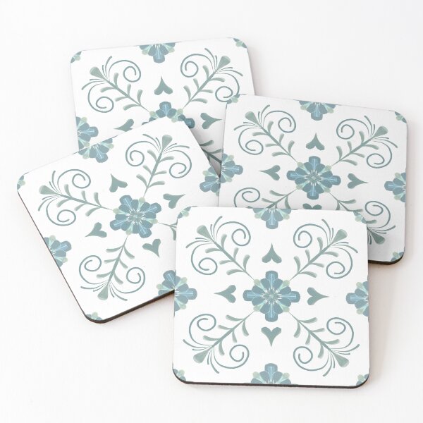 Item preview, Mediterranean Like Tile Design in Turquoise designed and sold by OaktreeStudio.