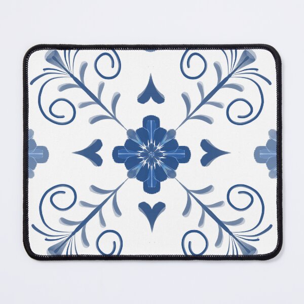 Item preview, Mediterranean Like Tile Design in French Blue designed and sold by OaktreeStudio.