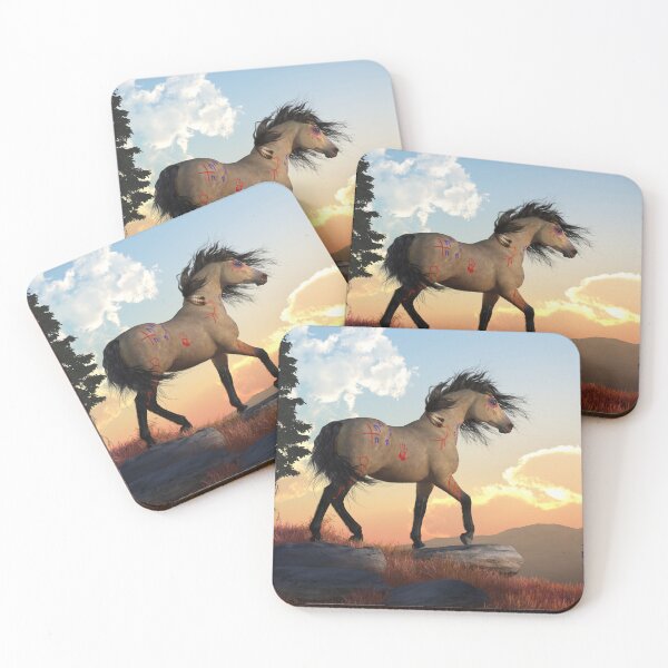 Item preview, War Horse and Peaceful Dawn designed and sold by Daniel Eskridge.