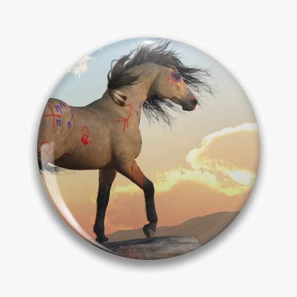 Item preview, War Horse and Peaceful Dawn designed and sold by Daniel Eskridge.